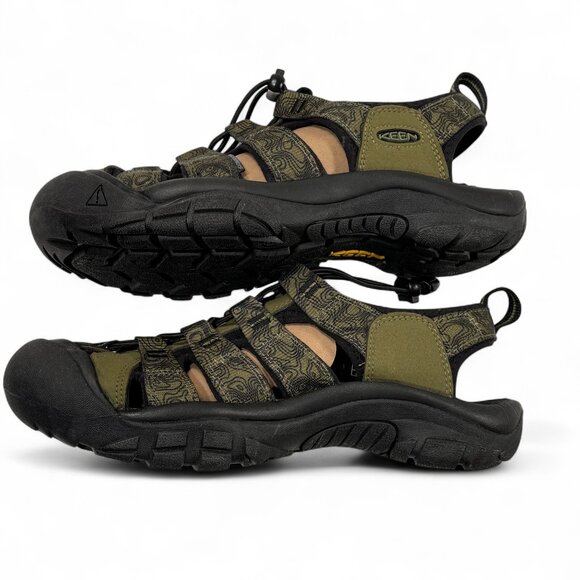 Keen Newport H2 Sandals Mens Size 8 – Olive Black – NEW‎ in Box